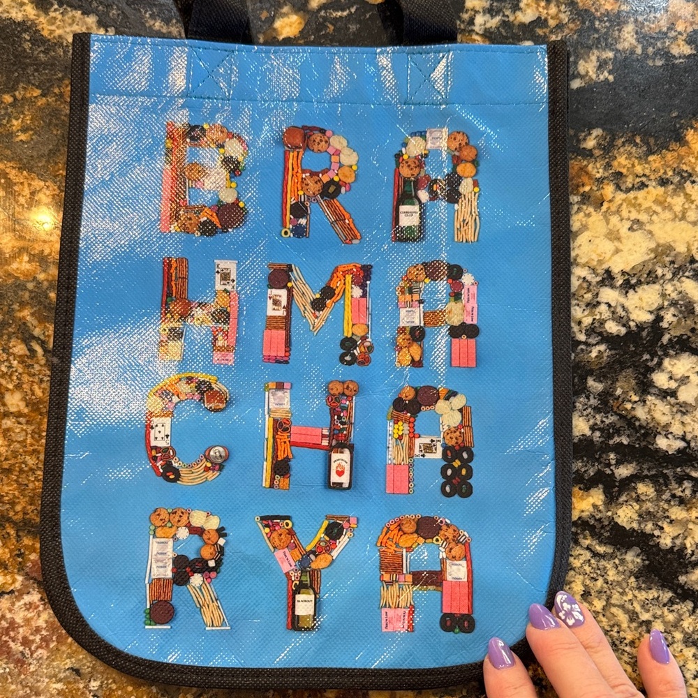 Lululemon Athletica Blue Graphic Tote‎ Bag